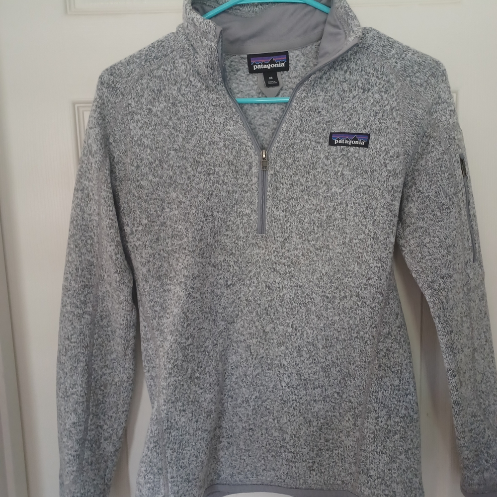 Patagonia Gray Quarter-Zip Pullover